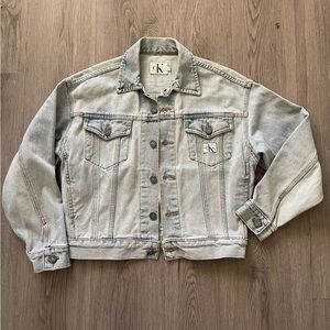 Vintage Calvin Klein denim jacket size petite